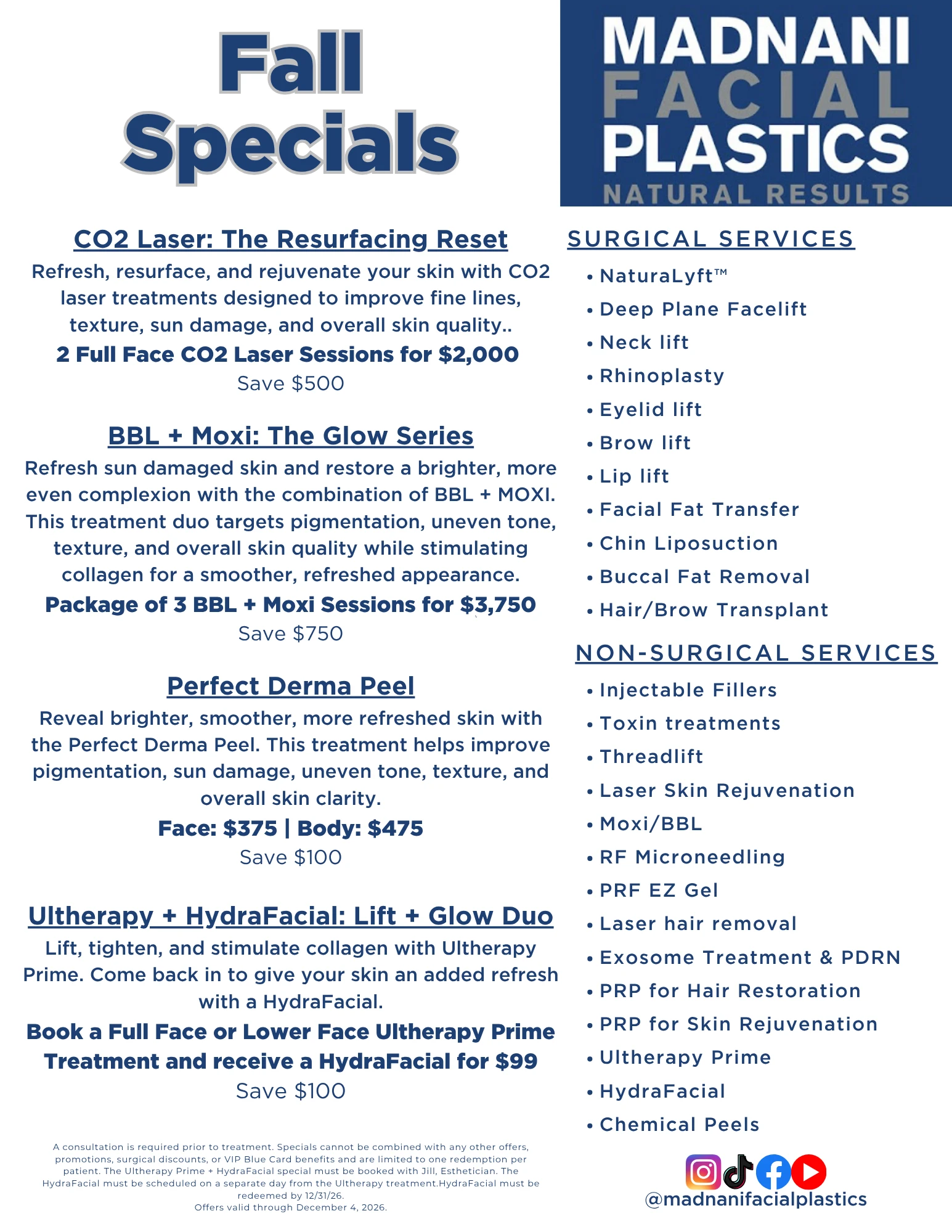 Fall Specials MFP 2026